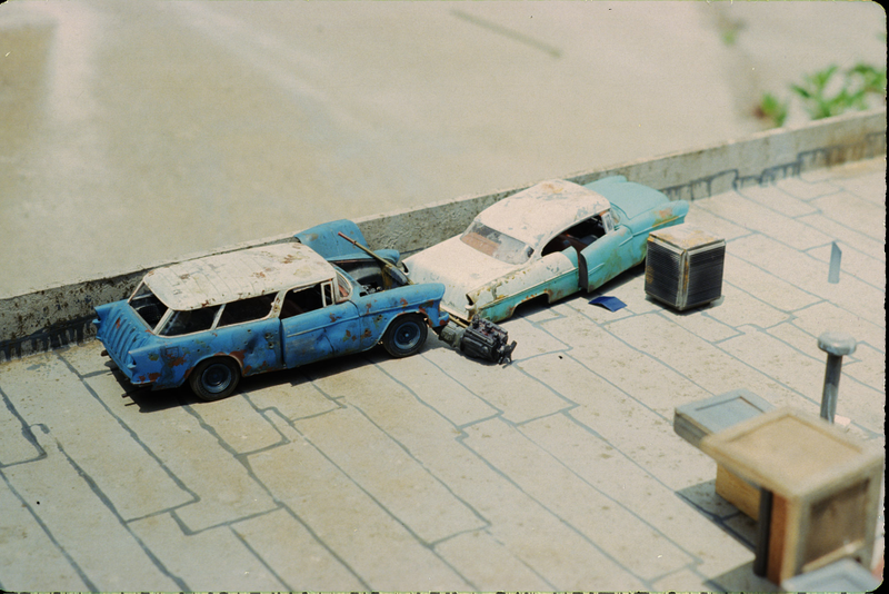 Illustration for article titled 142 Behind-The-Scenes Photos Reveal Blade Runner's Miniature WorldÂ
